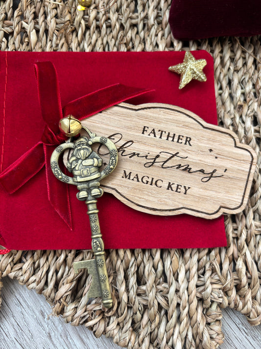 Personalised Father Christmas Magic Key