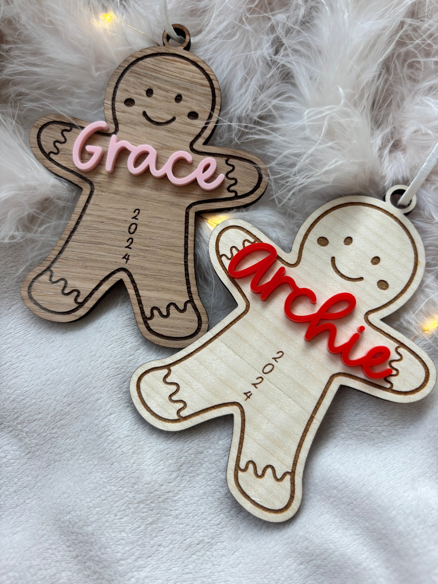 Personalised Gingerbread Baubles
