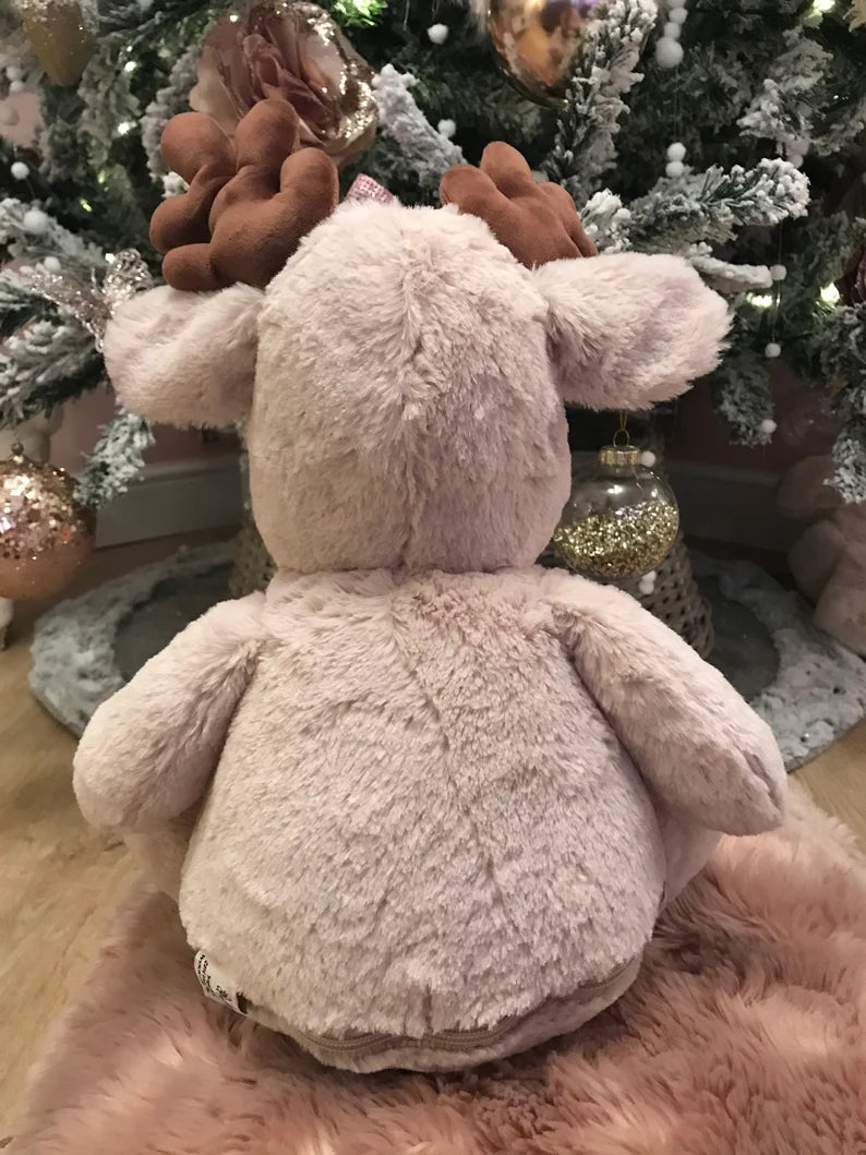 Personalised Rudolf the Reindeer Plush & Pjs Case - Believes