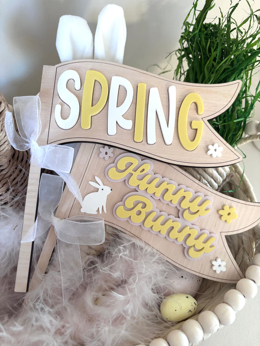 Hunny Bunny Easter Flag