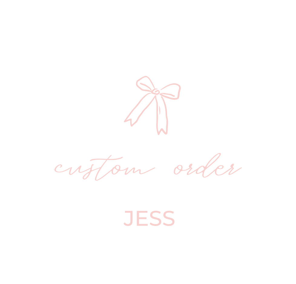 Custom Listing for Jess
