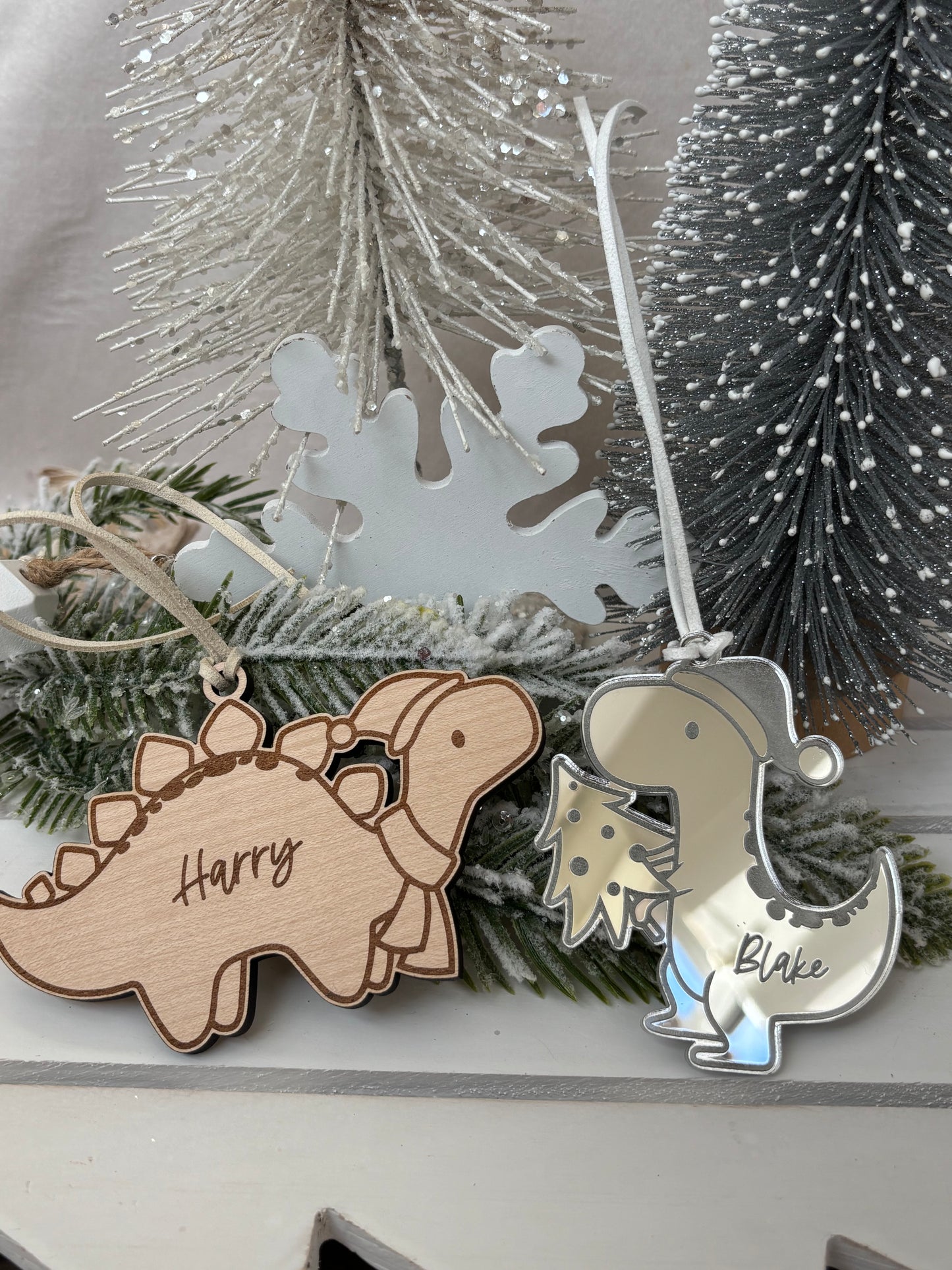 Personalised Dinosaur Bauble