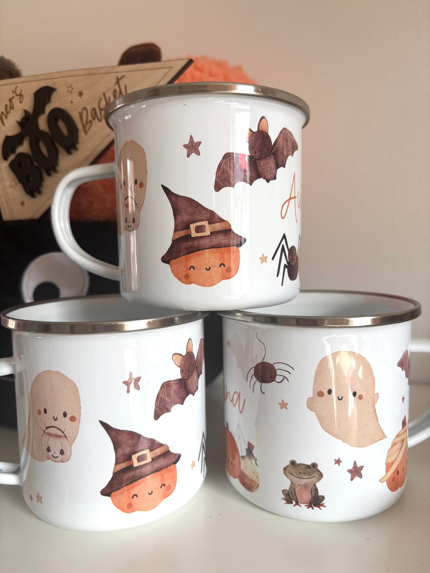 Halloween Cute Pumpkin Mug & Treat bag
