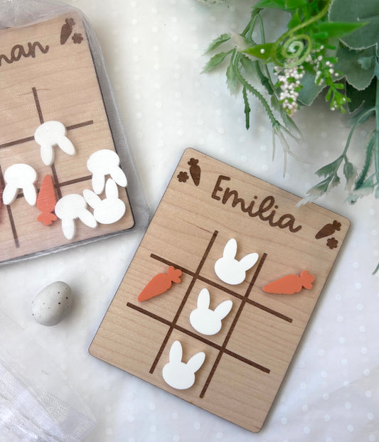 Personalised Easter Tic Tac Toe Mini Game