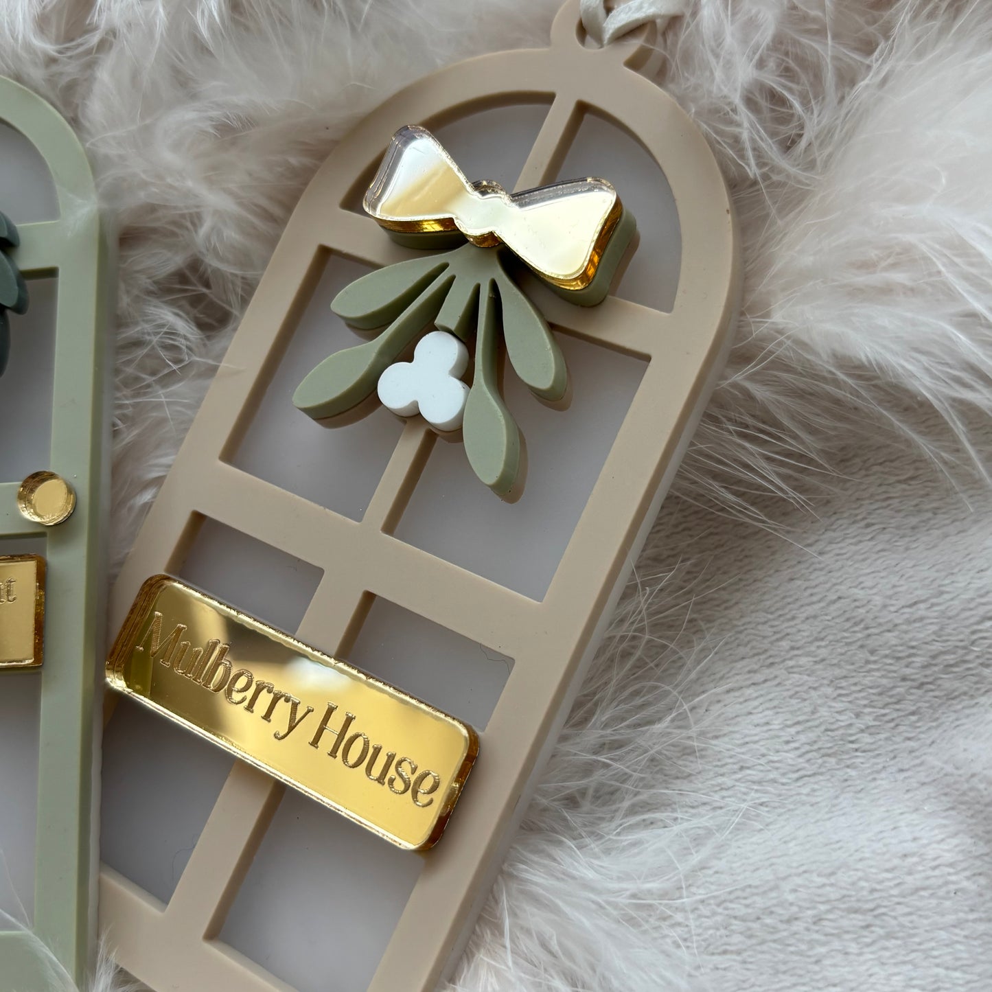 Christmas at Home Personalised Front Door Bauble