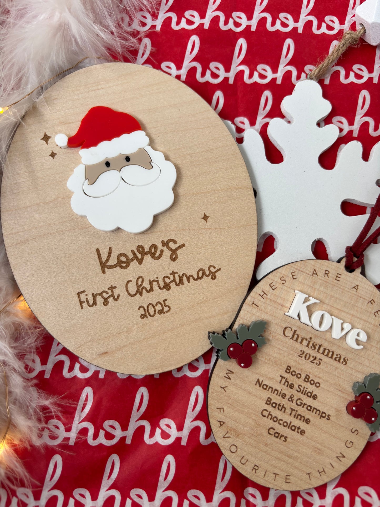 Santa Baby Personalised Plaque