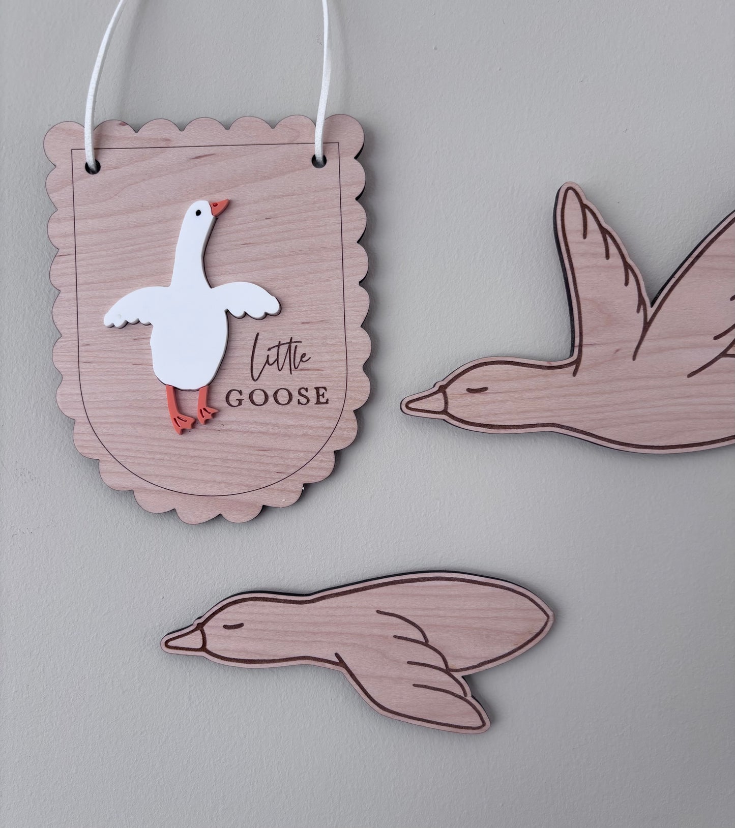 Little Goose Scallop Plaque