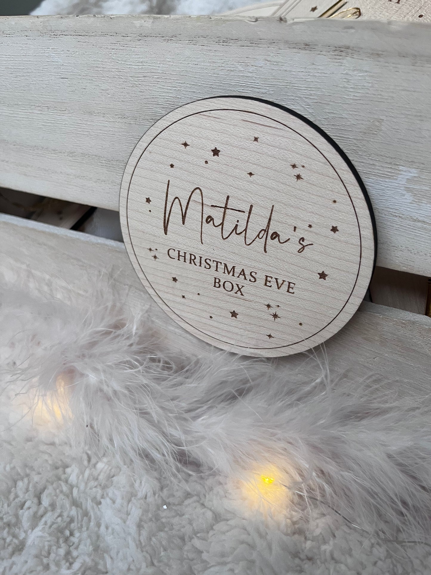 Personalised Christmas Eve Crate - Box Disc