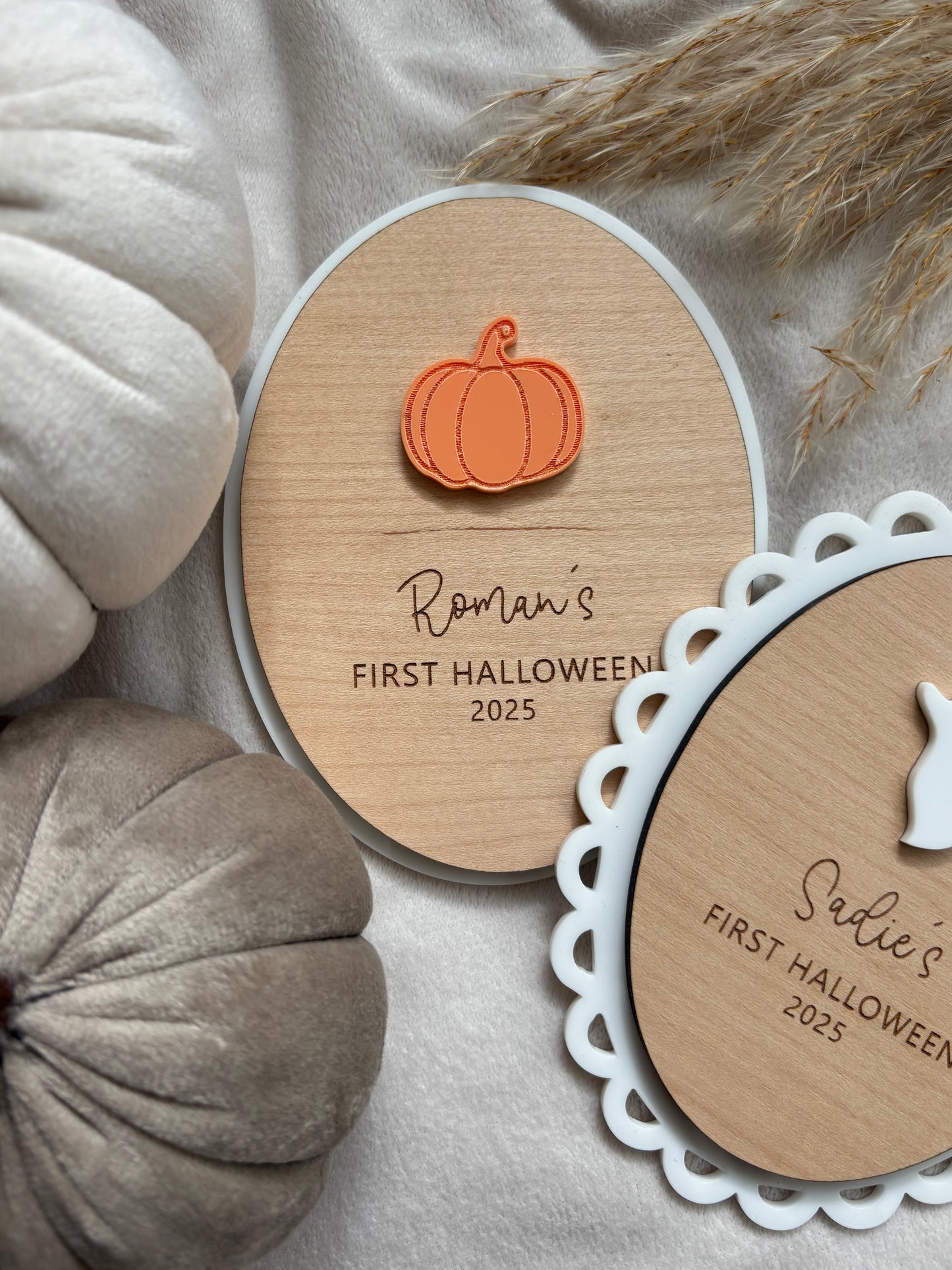 My First Halloween Plaque