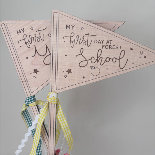 First Day at School Flag