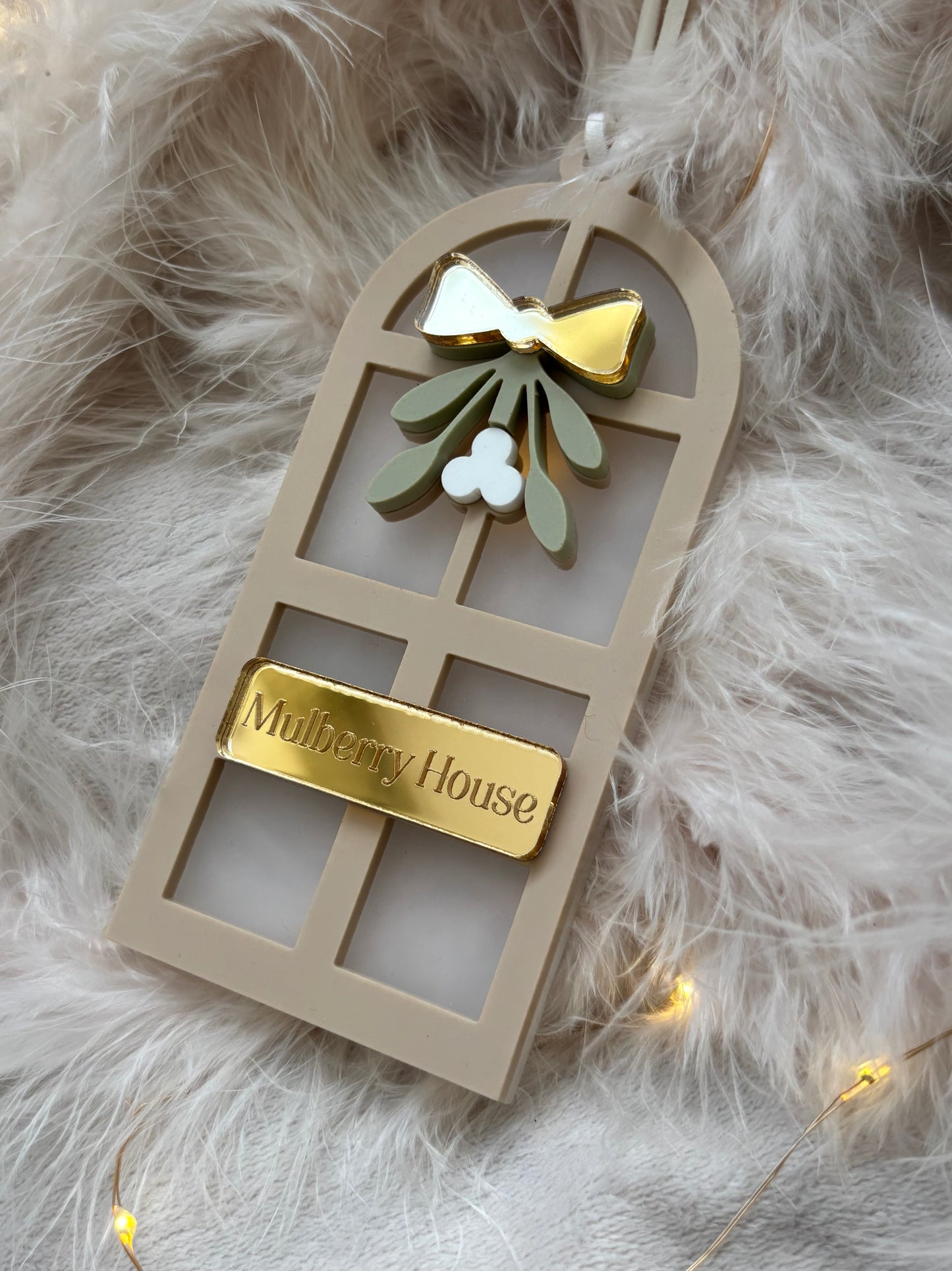 Christmas at Home Personalised Front Door Bauble