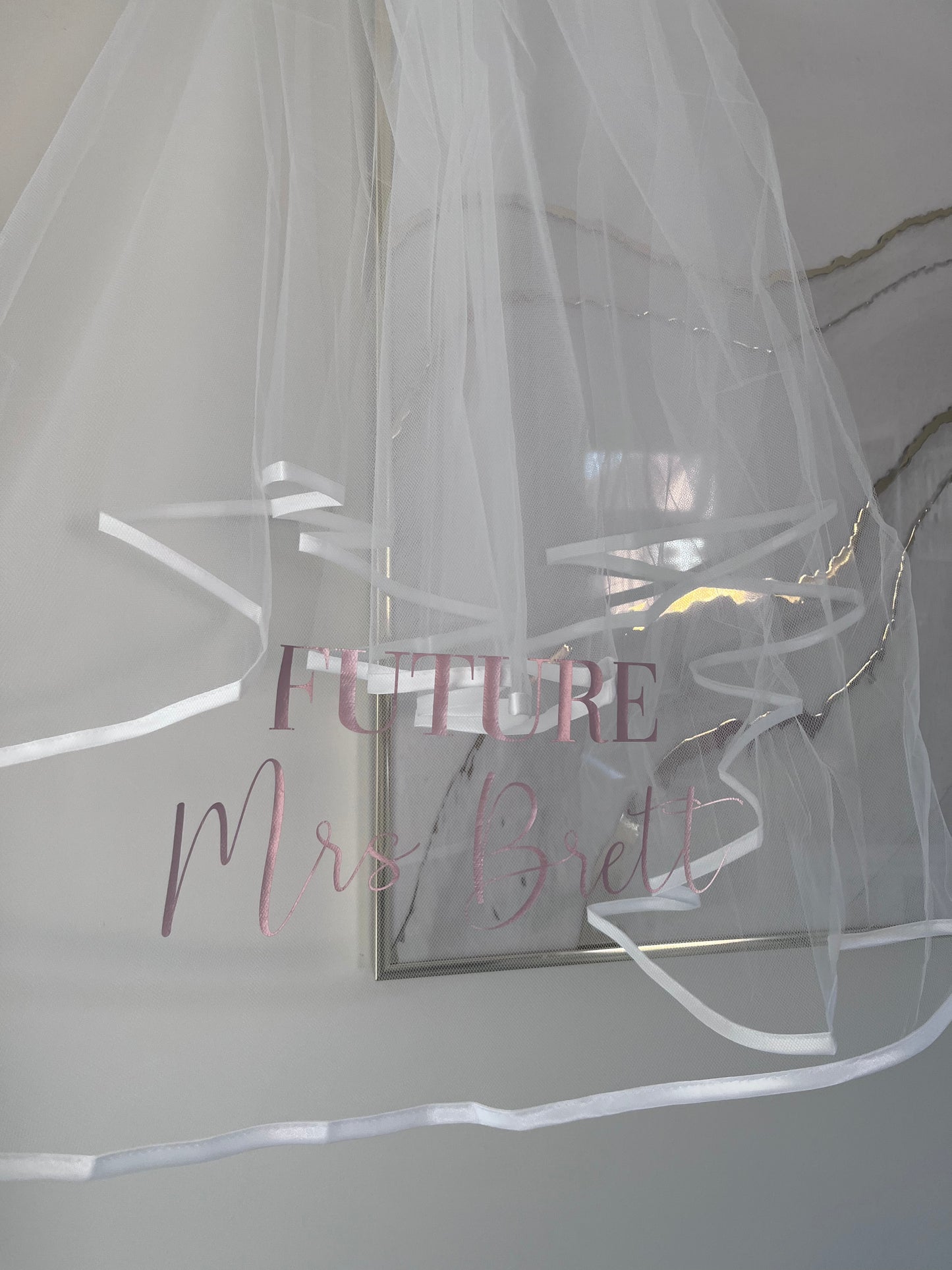 Personalised Bride To Be Veil