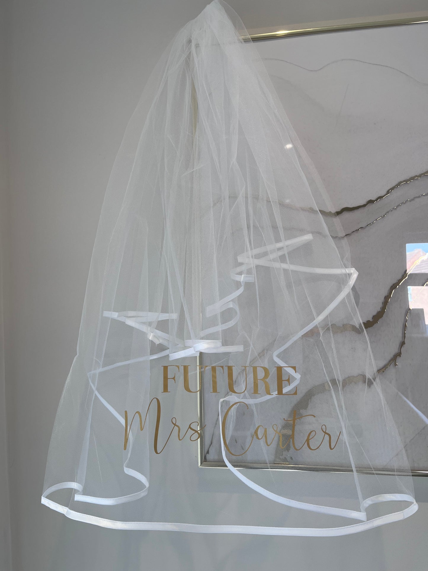 Personalised Bride To Be Veil