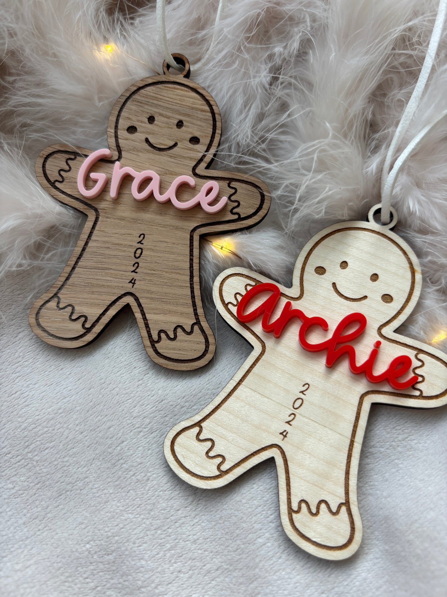 Personalised Gingerbread Baubles
