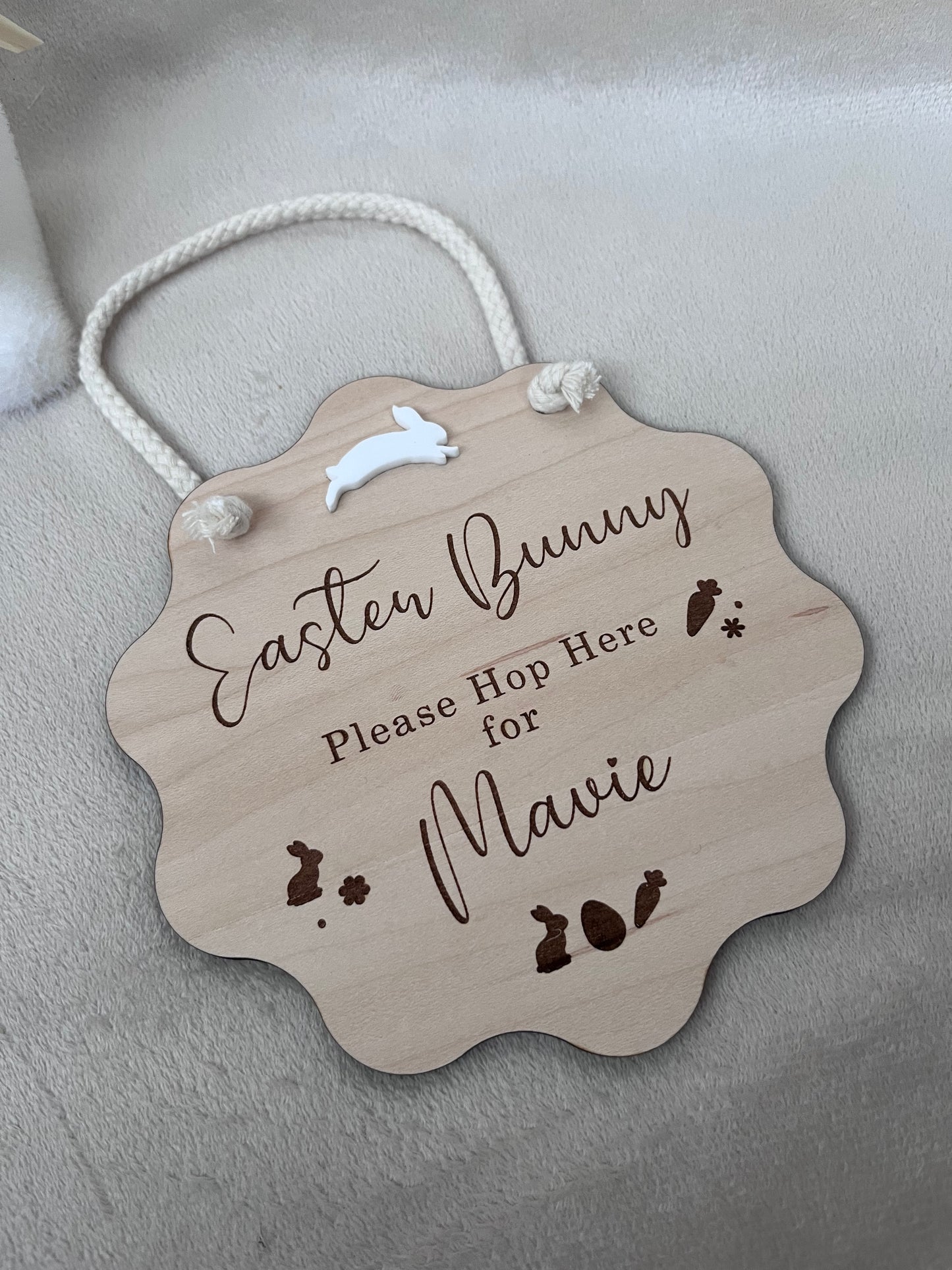 Easter Stop Here Sign