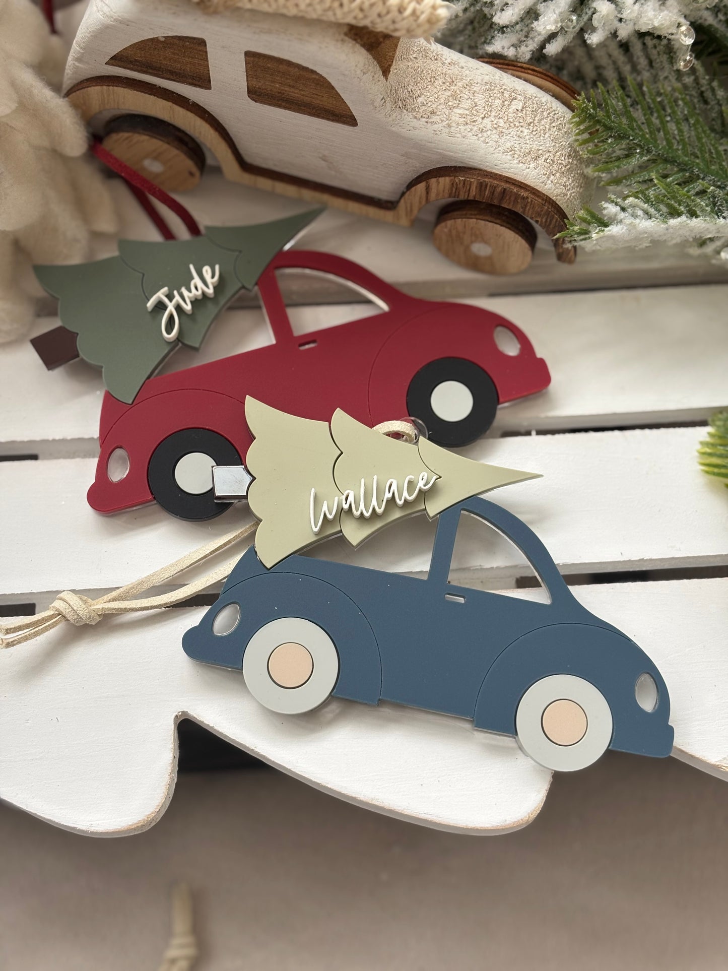 Driving home for Christmas Car Bauble