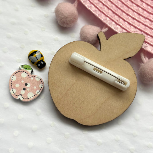 First Day of School Personalised Apple Badge