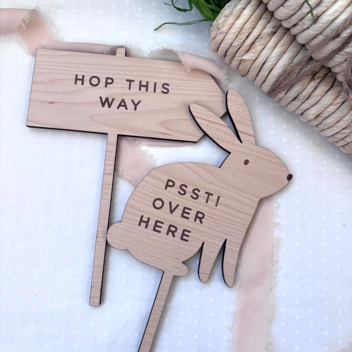 Easter Egg Hunt Sign Set of 4