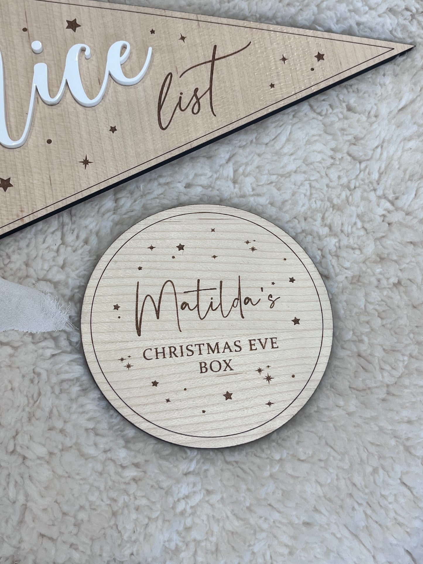 Personalised Christmas Eve Crate - Box Disc