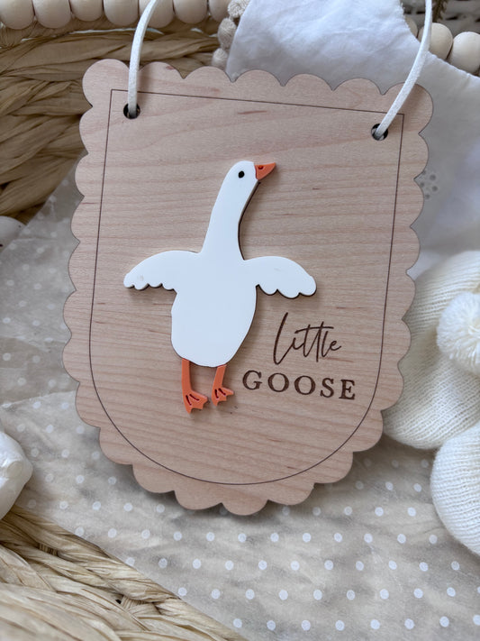Little Goose Scallop Plaque