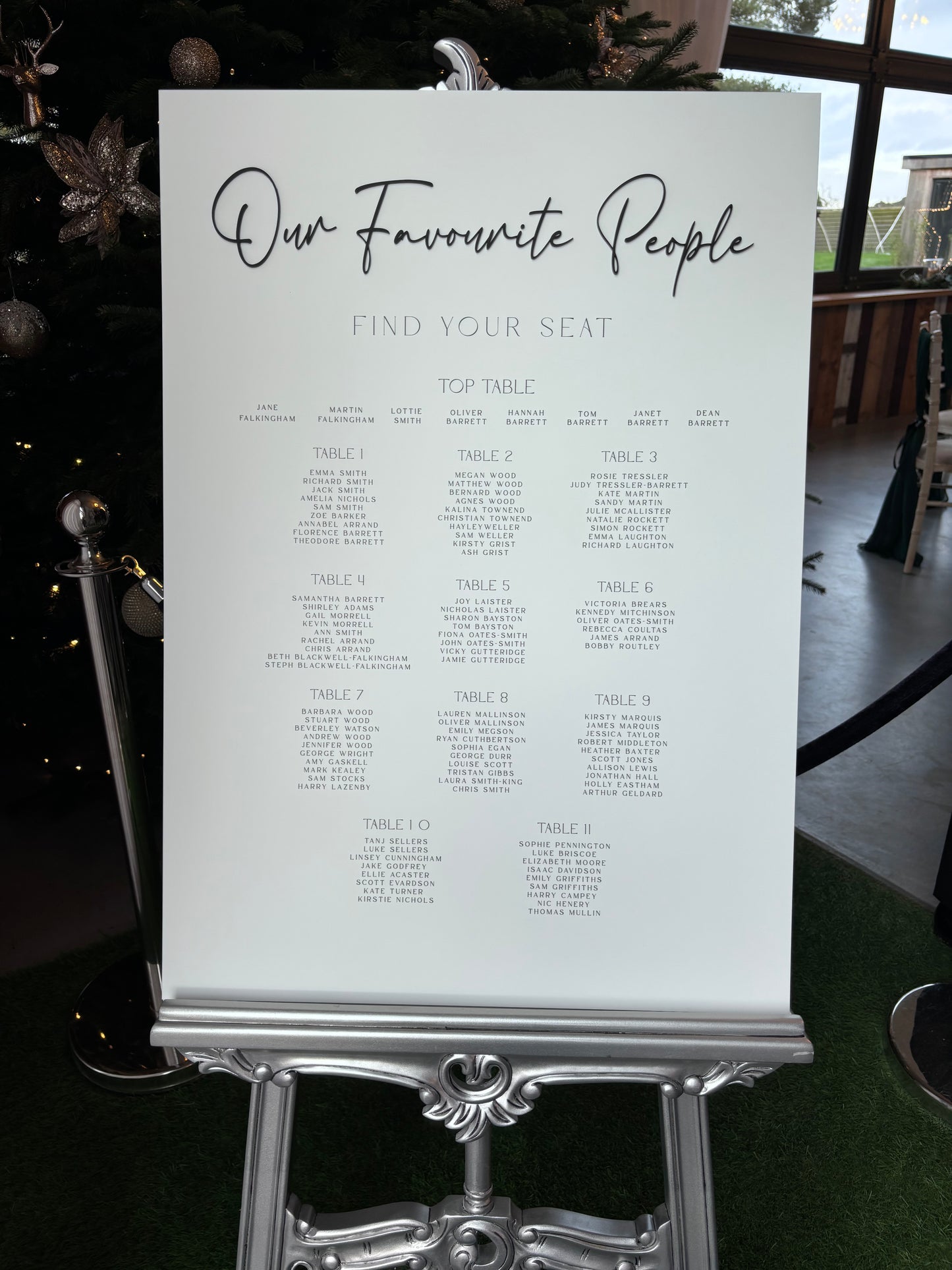 Monochrome Wedding Signage