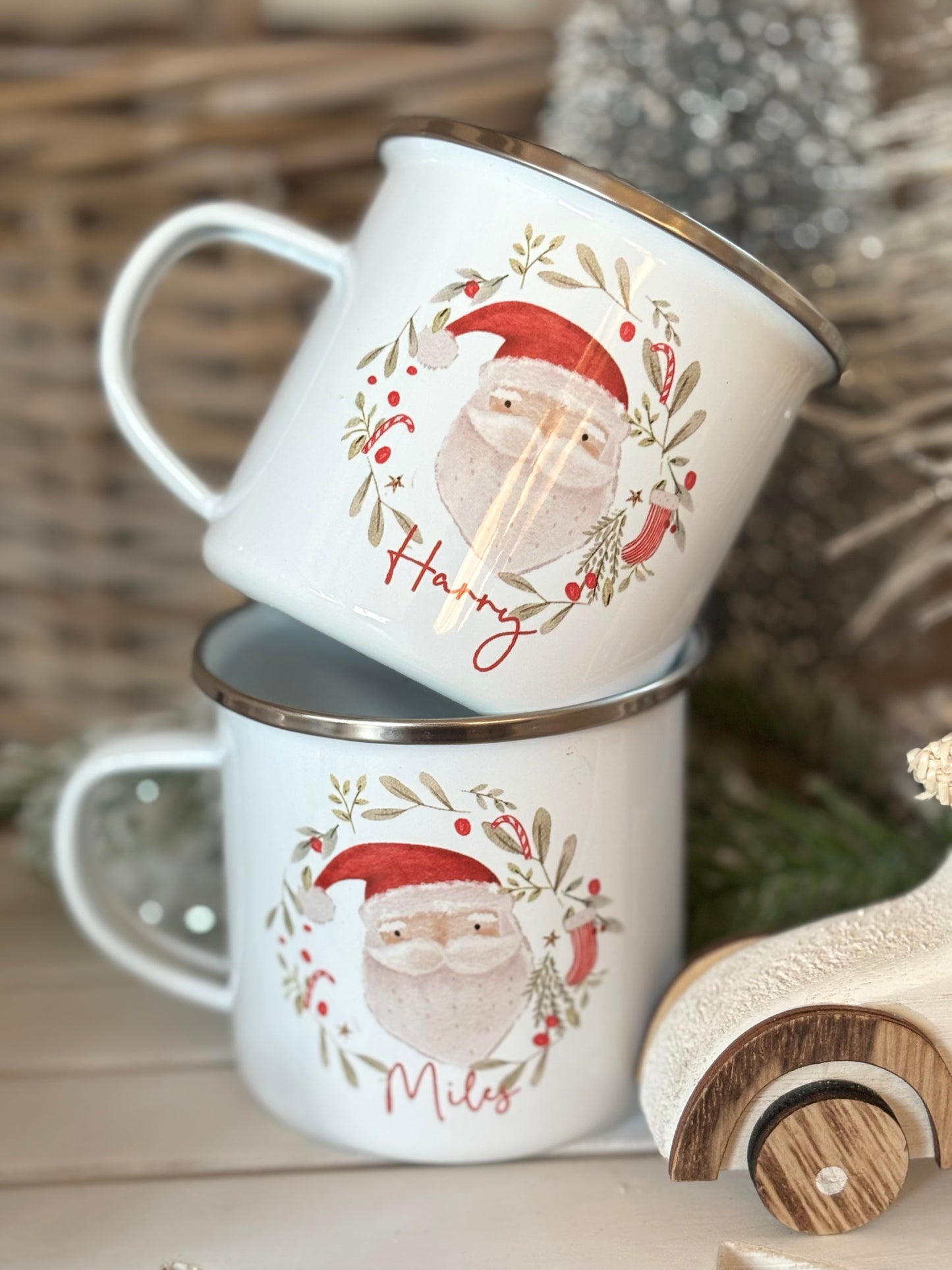 Personalised Santa Mug & Treat Bag