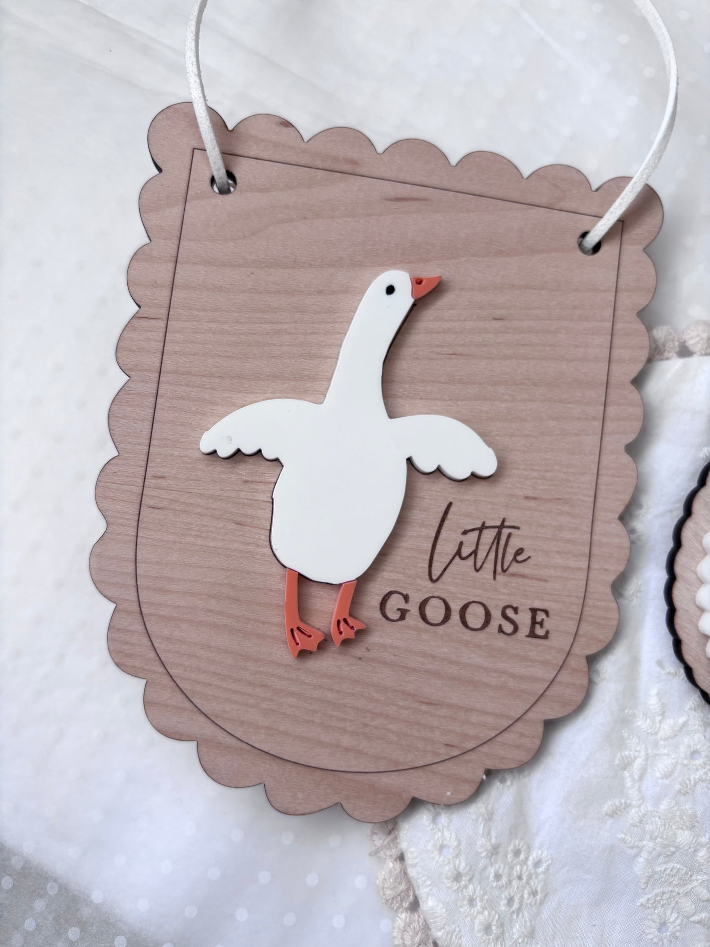 Little Goose Scallop Plaque