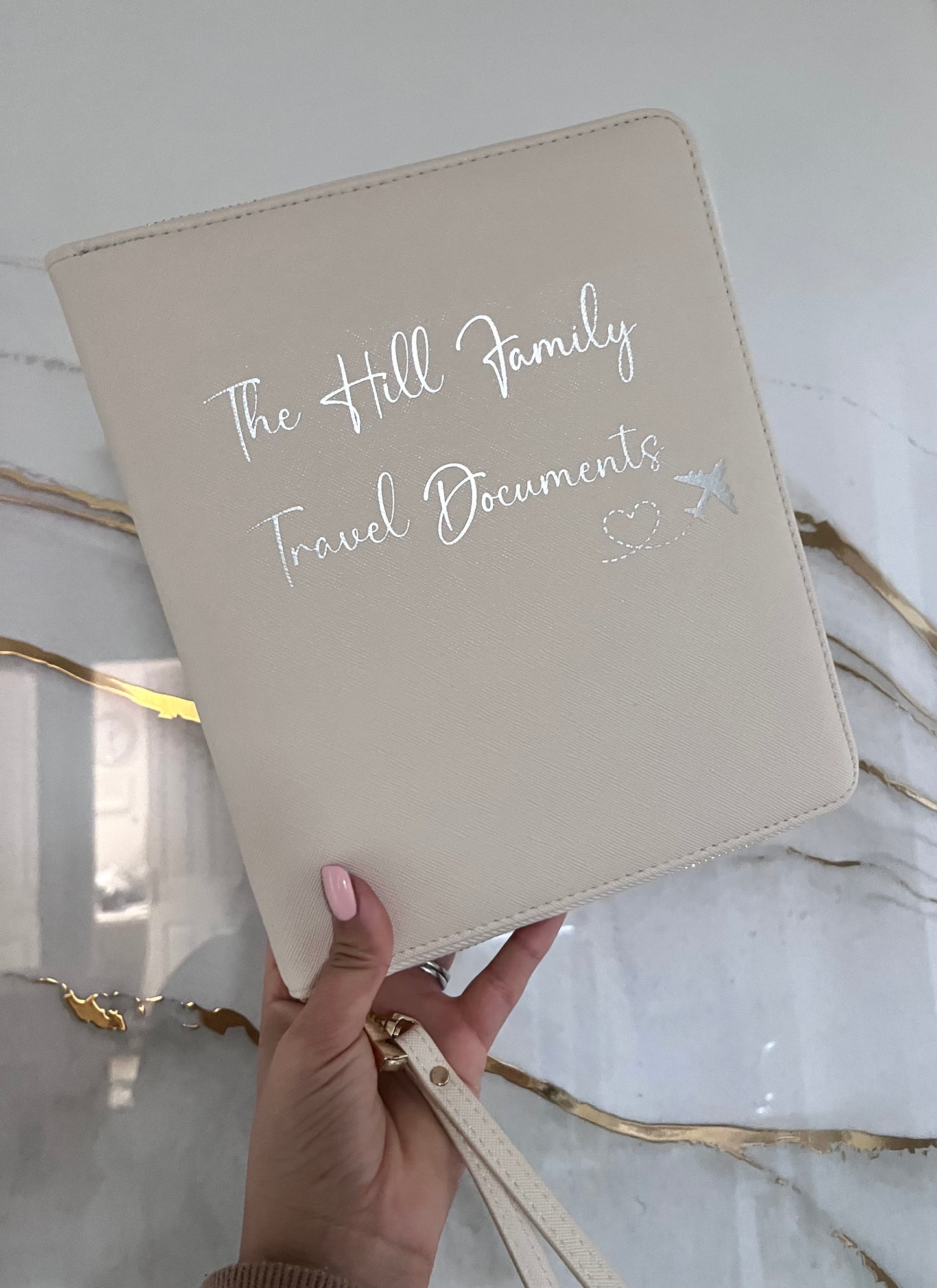 Personalised Travel Organiser Wallet - Luxury Passport Case