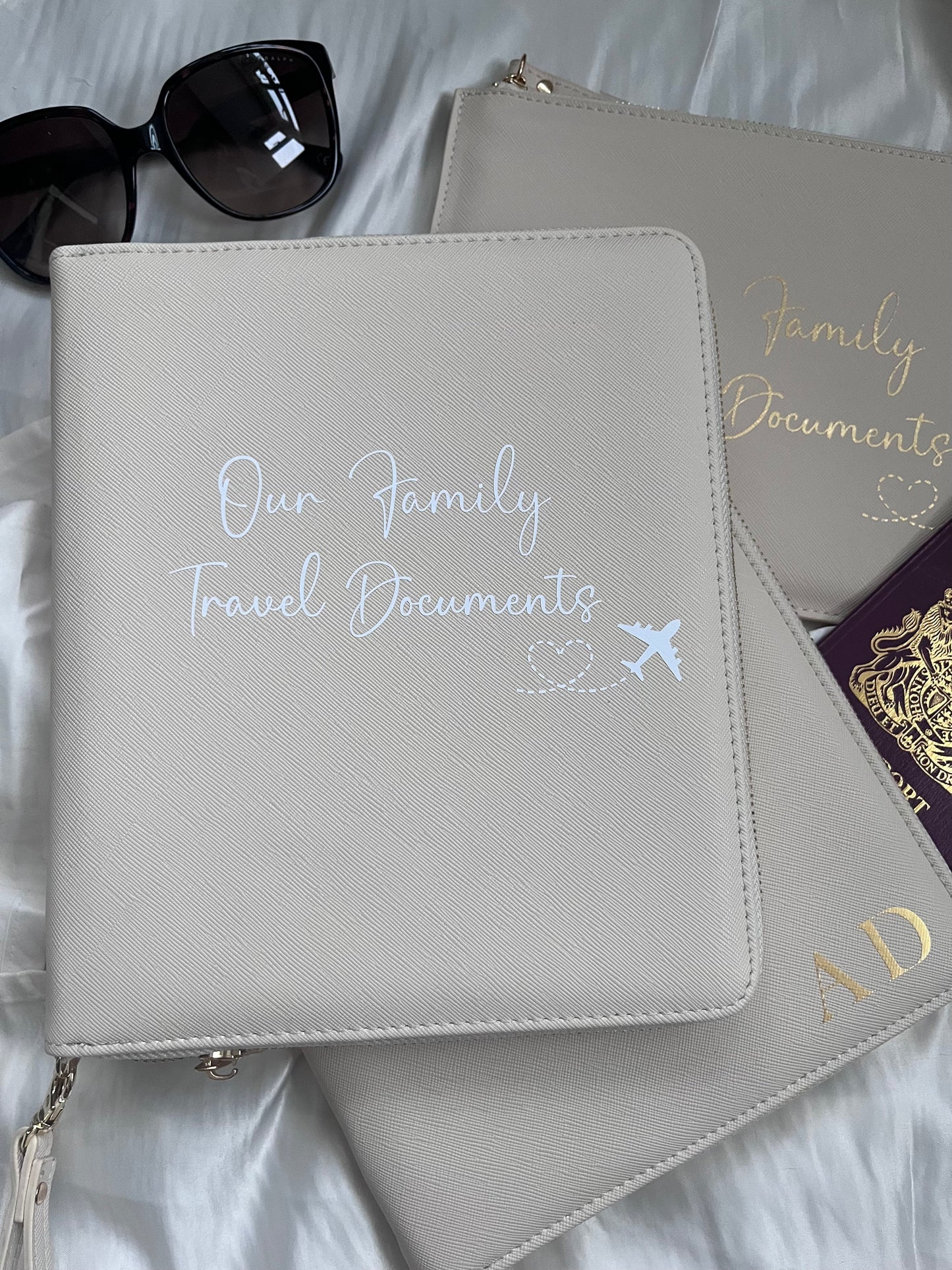 Personalised Travel Organiser Wallet - Luxury Passport Case