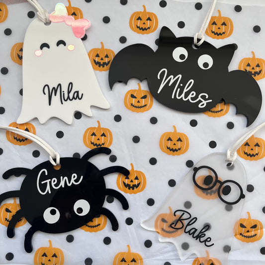 Personalised Halloween Tags