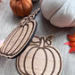 Wooden Pumpkin Coasters