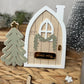 Personalised Magic Elf Door Christmas Shelf Sitter