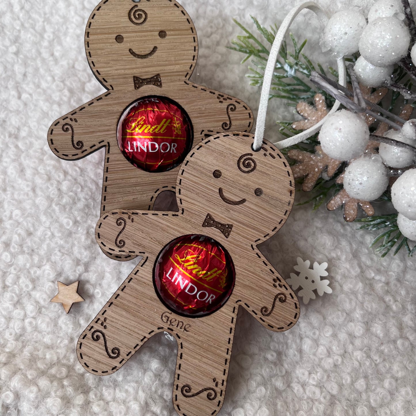 Personalised Tree Bauble - Lindt Chocolate Holder