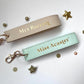 Personalised Teacher Luxury Keyring Wristlet
