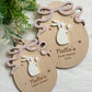Bunnies and Bows First Easter Plaque & Basket Tag
