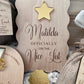 Nice List Star Personalised Plaque