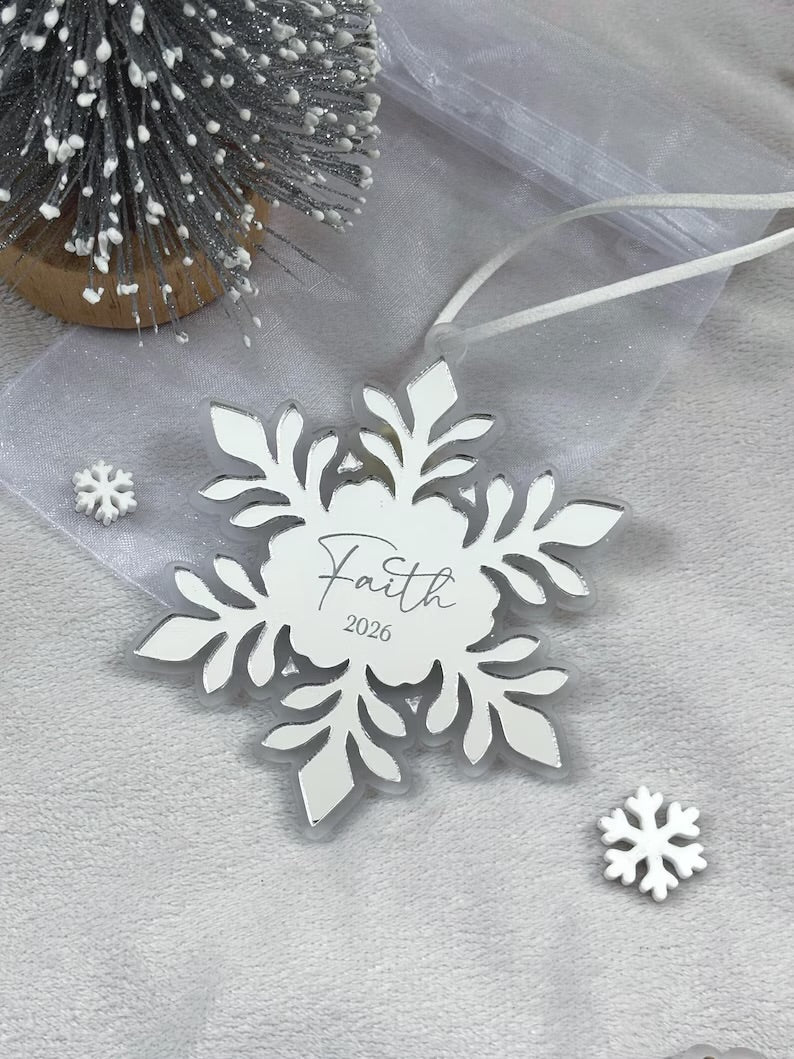 Snowflake Christmas Bauble