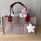 Personalised Changing Caddy - Beige