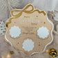 Santa’s Christmas Eve Treat Wavy Bow Board