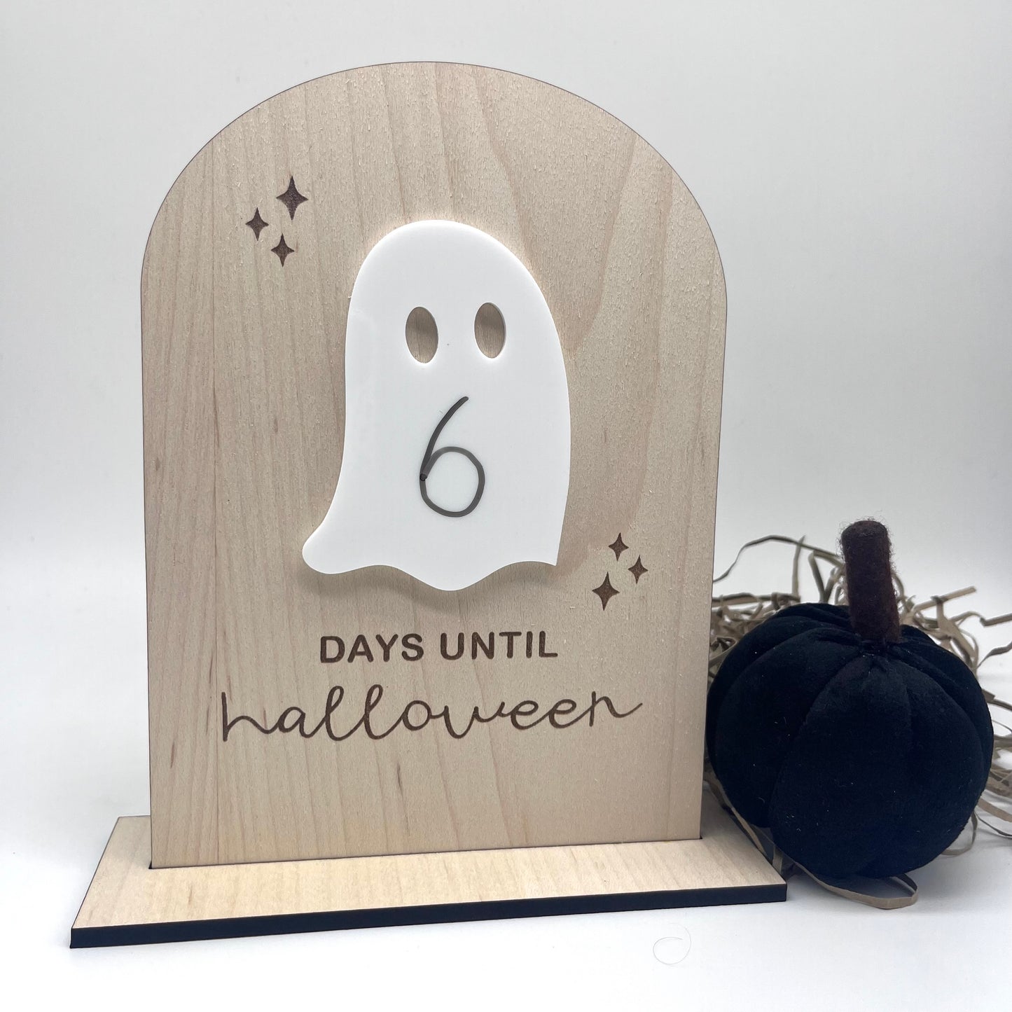 Halloween Countdown plaque