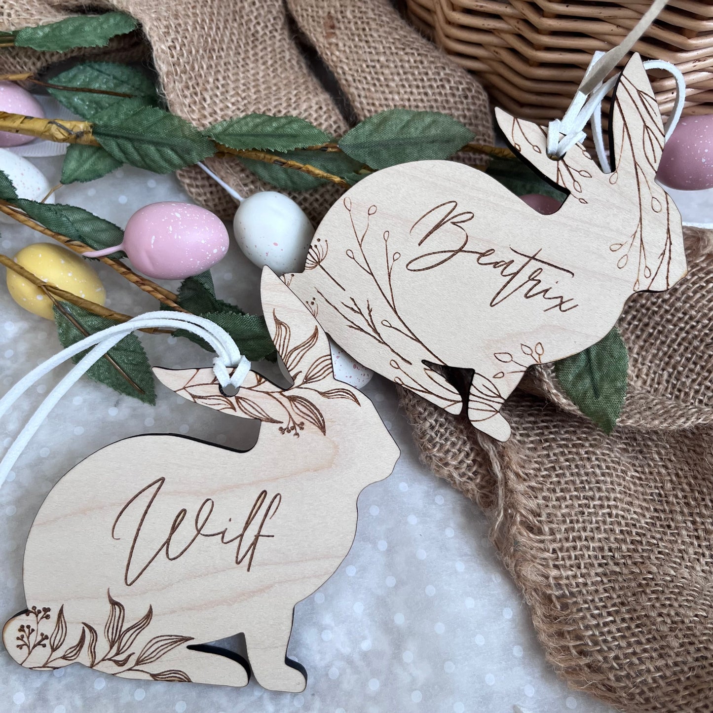 Personalised Easter Bunny Tags