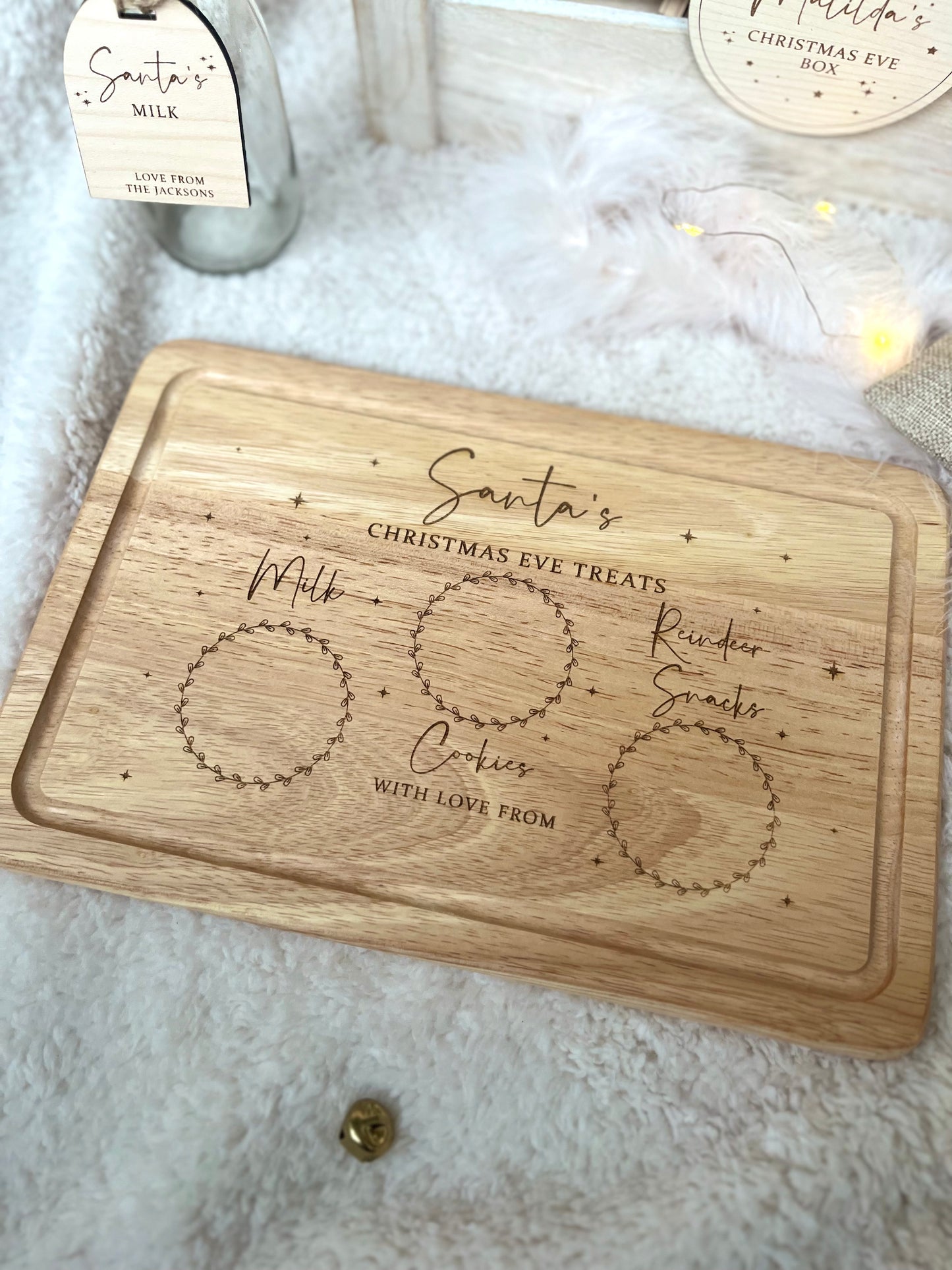 Personalised Christmas Eve Santa’s Treat Board