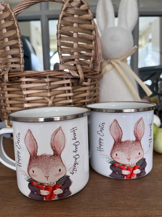 Personalised Easter Peter Bunny Mug & Treat bag