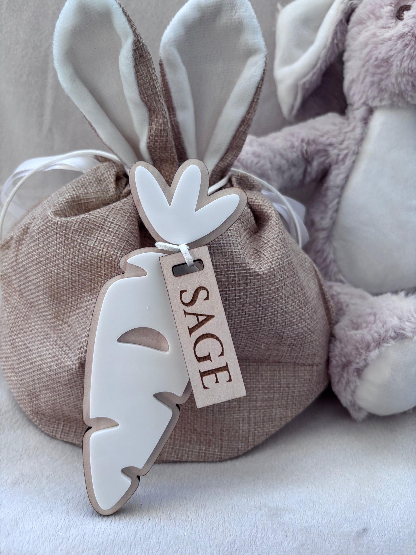 Personalised Easter Carrot Tag