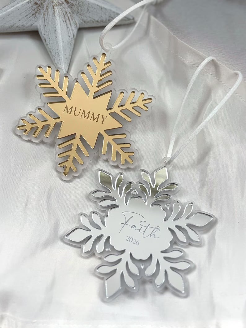 Snowflake Christmas Bauble