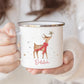 Personalised Reindeer Mug & Treat Bag