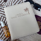 Luxury Personalised Travel Organiser - Palm Tree