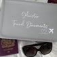 Luxury Personalised Travel Wallet