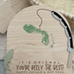 Father’s Day Fishing Theme - Handprint/Footprint Gift Plaque
