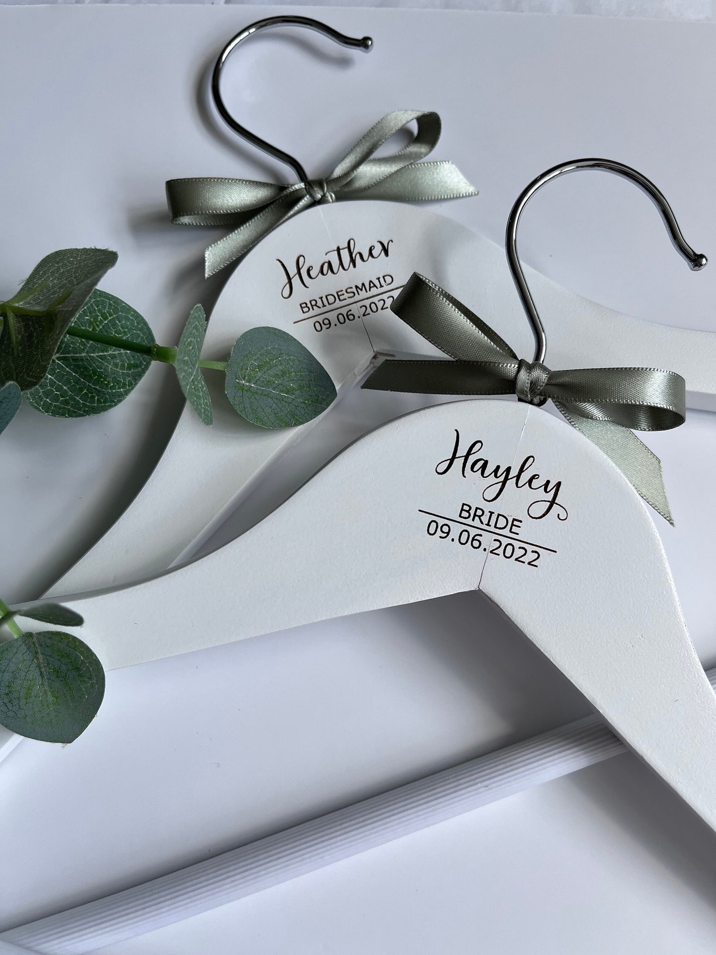 Personalised Wedding Coathangers